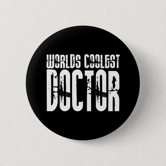 医クール師への贈り物：ワールズ·ドククールター 缶バッジ (正面)