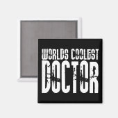 医クール者への贈り物：世界クール医師 マグネット (正面/裏面)