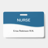 医シンプル療ナース病院IDバッジ バッジ (裏面)