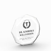 医パーソナライズされたモダン学校の卒業 フォトブロック (左)