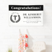 医パーソナライズされたモダン学校の卒業 横断幕 (インサイチュ)