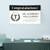 医パーソナライズされたモダン学校の卒業 横断幕 (トレードショー)