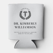 医パーソナライズされたモダン学校の卒業 缶クーラー (正面)