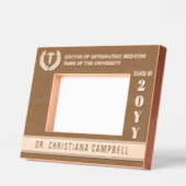 医パーソナライズされたモダン学校 レーザー彫刻フレーム (左)