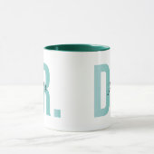 医パーソナライズされた名 マグカップ (中央)