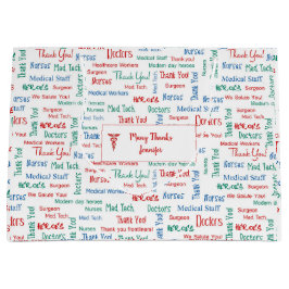 医パーソナライズされた師ありがとう ラージペーパーバッグ