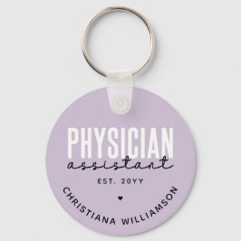 医パーソナライズされた師助手PA卒業 キーホルダー