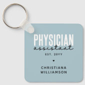 医パーソナライズされた師助手PA卒業 キーホルダー (正面)