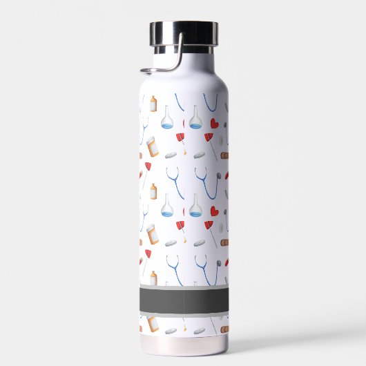 医パーソナライズされた療機器パターン ウォーターボトル (右面)