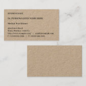 医ミニマル療専門業者基本名刺 名刺 (正面/裏面)