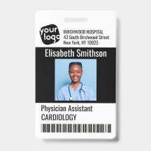 医モダンパーソナライズされた医アシスタントIDカード