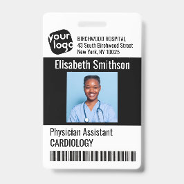 医モダンパーソナライズされた医アシスタントIDカード バッジ