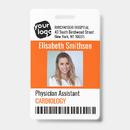 医モダンパーソナライズされた医アシスタントIDカード バッジ
