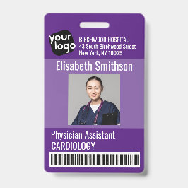 医モダンパーソナライズされた医アシスタントIDカード バッジ