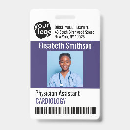 医モダンパーソナライズされた医アシスタントIDカード バッジ