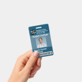 医モダンパーソナライズされた医アシスタントIDカード バッジ (手持ち)