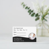 医モダン医アポイントメント名刺 名刺 (スタンド正面)