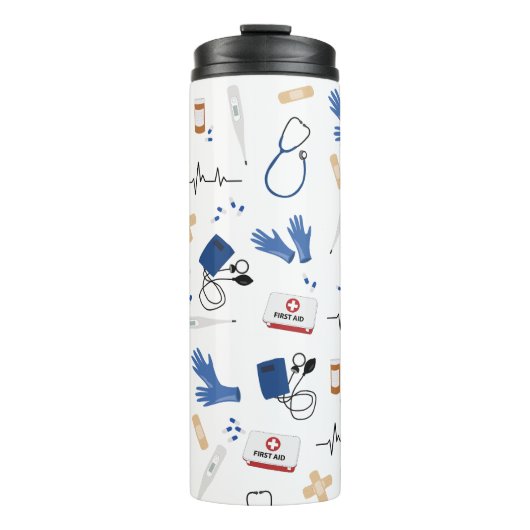 医モダン医ナースパターン タンブラー (正面)