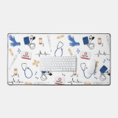医モダン医ナースパターン デスクマット (キーボード&マウス)