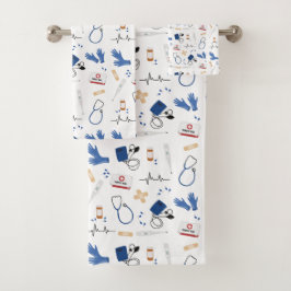 医モダン医ナースパターン バスタオルセット