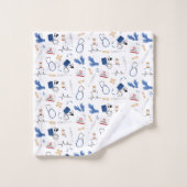 医モダン医ナースパターン バスタオルセット (ウォッシュタオル)