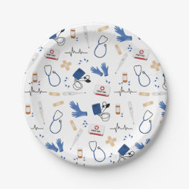医モダン医ナースパターン ペーパープレート