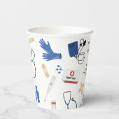 医モダン医ナースパターン 紙コップ (裏面)