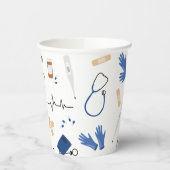 医モダン医ナースパターン 紙コップ (左)