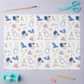 医モダン医ナースパターン 薄葉紙 (クラフト)