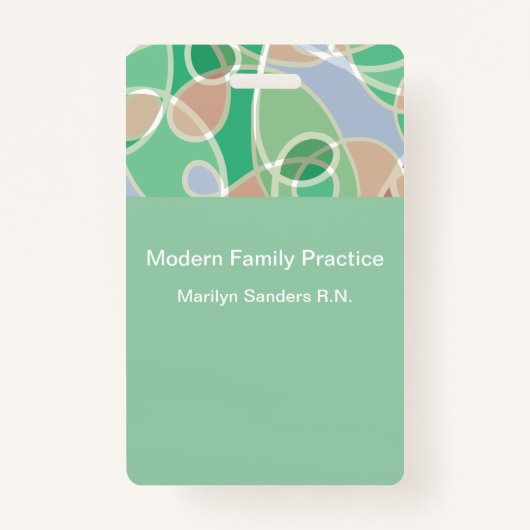 医モダン師職員ID バッジ (正面)