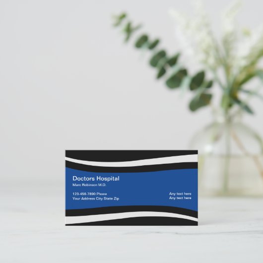 医モダン師 名刺 (スタンド正面)