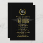 医モダン療学校の卒業 招待状 (正面/裏面)