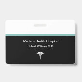 医モダン療病院スタッフ名 バッジ (裏面)