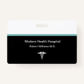 医モダン療病院スタッフ名 バッジ (裏面)