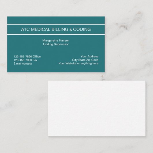 医モダン療課金 名刺 (正面/裏面)