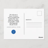 医モダン療 |医師の休暇中の挨拶 ポストカード (裏面)