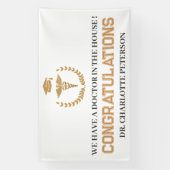 医ユニーク医学校卒業 横断幕 (縦)