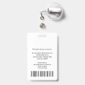 医ユニーク者、外科医、医師 バッジ (裏面(伸縮クリップ))