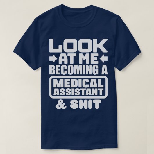 医事補佐官の卒業1 Tシャツ (デザイン正面)