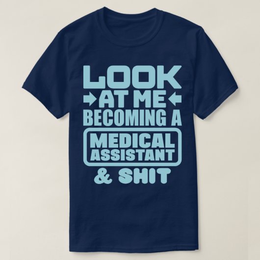 医事補佐官の卒業3 Tシャツ (デザイン正面)