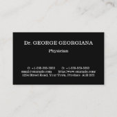 医企業の療専門業者基本名刺 名刺 (正面)