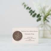 医伝統的中国の師 名刺 (スタンド正面)