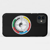 医伝統的中国の薬体時計TシャツSh Case-Mate iPhoneケース (裏面(横))