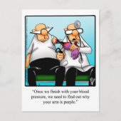 医大おもしろい学卒業発表 案内ポストカード (正面)