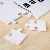 医大の成績を見る ジグソーパズル (側面)