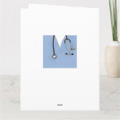 医大卒パーソナライズされた業カード カード (裏面)