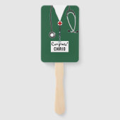 医大・看護学校卒業 ハンドファン (裏面)