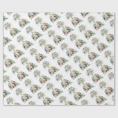 医学のギフトのハートおよび肺モチーフ ラッピングペーパー (フラット)