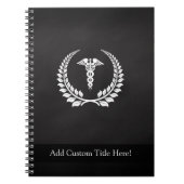 医学のケリュケイオンの月桂樹 ノートブック (正面)