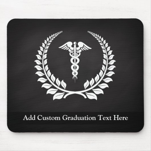 医学のケリュケイオンの月桂樹 マウスパッド (正面)